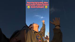 Download lagu Ko Andy amazed to see the helicopter attraction from Puspenerbal🔥 mp3