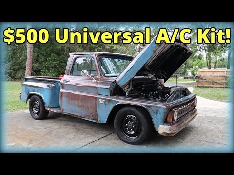 How to Install a Budget A/C Kit in Your Classic Truck/Car (Full DIY Guide)