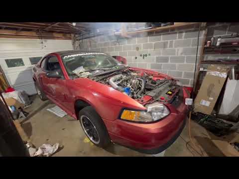5.1L Stroker 2v 2nd startup, Open Headers (VERY LOUD)