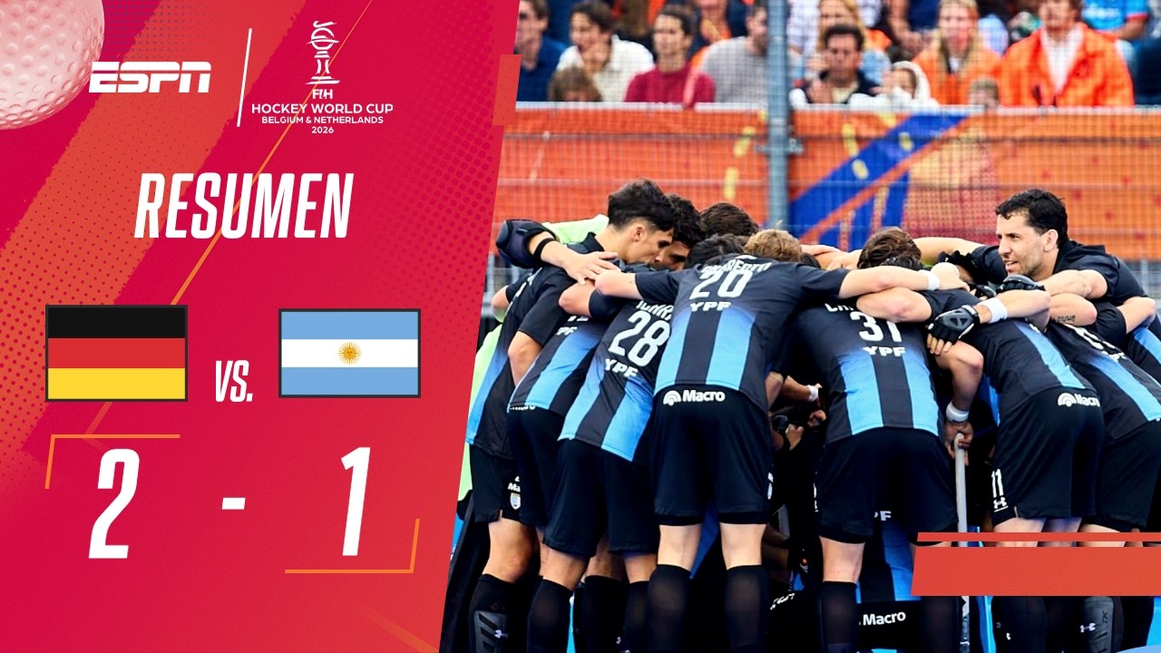 LOS LEONES NO PUDIERON ANTE ALEMANIA Y CAYERON EN SEMIS | Alemania 2-1 Argentina | RESUMEN