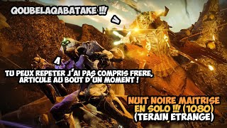 Destiny 2 [PS4] - Nuit Noire Maîtrise (MASTER - 1080) EN SOLO ! - 164k pts (Terrain Étrange)