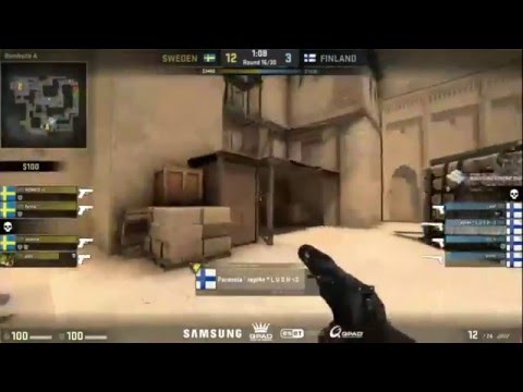 King Of Nordic CS:GO S02E12 - Sweden vs Finland Highlight