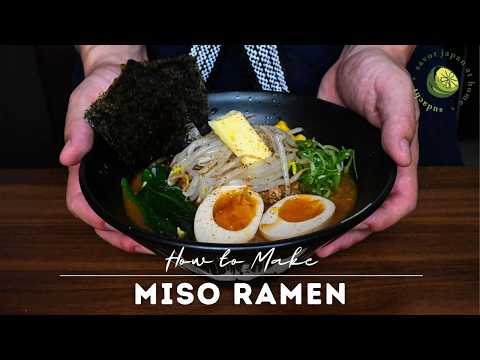 Creamy, Buttery Sapporo Miso Ramen in Just 15 Minutes!
