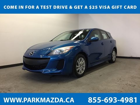 BLUE 2013 Mazda Mazda3  Review Sherwood Park Alberta - Park Mazda
