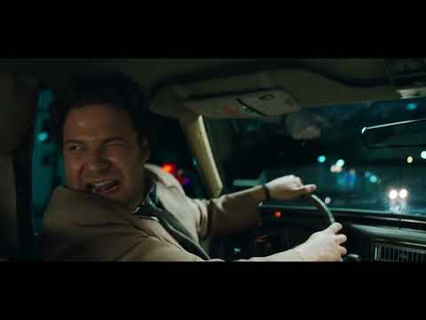 Pineapple Express official trailer still showing Dale and Saul on the run, used as a visual cue to the soundtrack’s tone