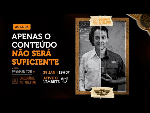O que precisa SABER para ser aprovado nos VESTIBULARES MILITARES | Ao vivo | Aula 03