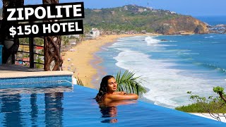 $150 SECLUDED BEACH HOTEL IN MEXICO 🇲🇽 ZIPOLITE OAXACA