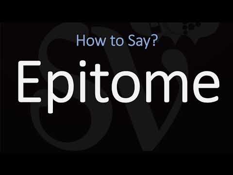 How to Pronounce Epitome? (CORRECTLY)