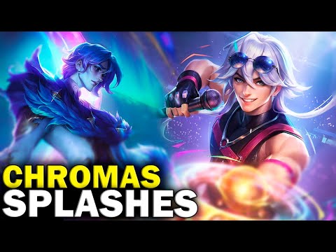NEW Chroma Splashes - Ezreal, Hwei, Darius & Irelia - League of Legends