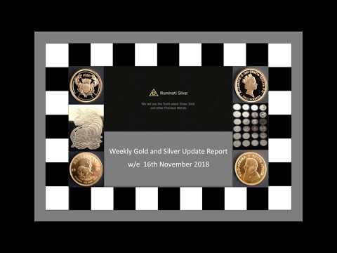 Gold and Silver weekly update for w/e 16th November 2018 Video