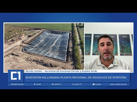 Inversión millonaria planta regional de residuos de Porteña