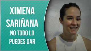 Ximena Sariñana - No todo lo puedes dar - Entrevista