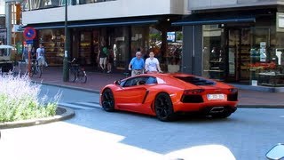 preview picture of video 'Lamborghini Aventador LP 700-4 @ Knokke-Heist, Belgium [Autogespot - Carspotting] 720p HD'