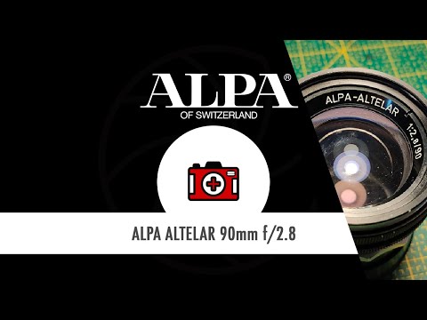 ALPA ALTELAR 90mm 2.8 - Nettoyage optiques et poussières