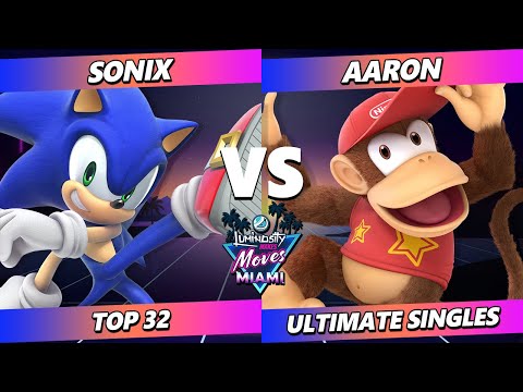 LMM Miami 2023 - Sonix (Sonic) Vs. Aaron (Diddy Kong) Smash Ultimate - SSBU