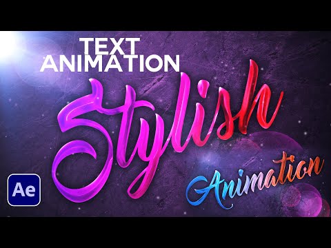 Easy After Effects Tutorial Particles Logo Text Animation Download Free Template
