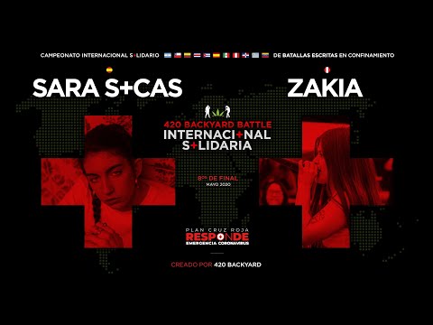 SARA SOCAS vs ZAKIA. 8os 420 Internacional solidaria