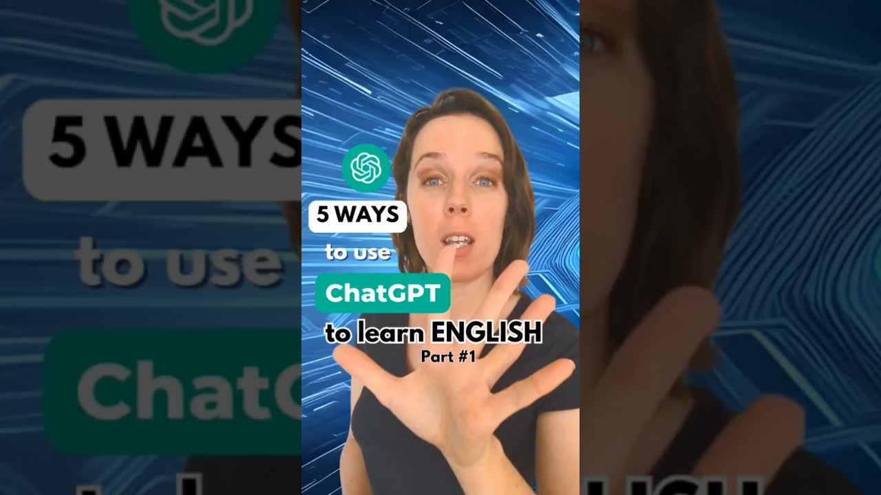 5 ways to use ChatGPT to learn English - Part 1 #chatgpt #englishclasses  #englishclassesonline