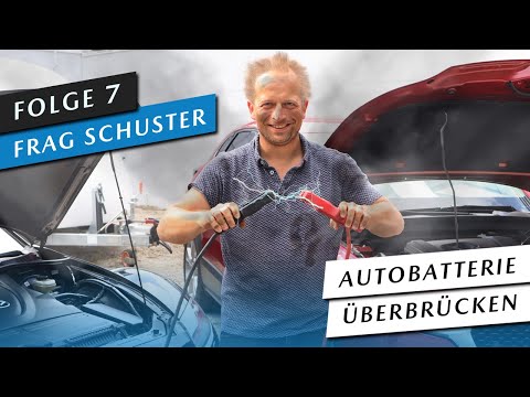 Auto Batterie leer? So gibt man richtig Starthilfe! Schritt für Schritt Anleitung [#7] Frag Schuster