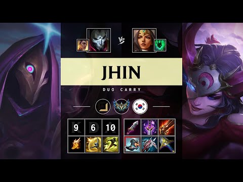 Jhin ADC vs Sivir - KR Challenger Patch 25.15
