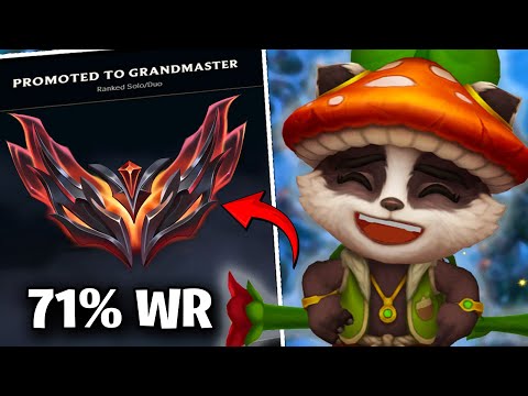 71% WIN RATE TEEMO SUPPORT TO GRANDMASTER