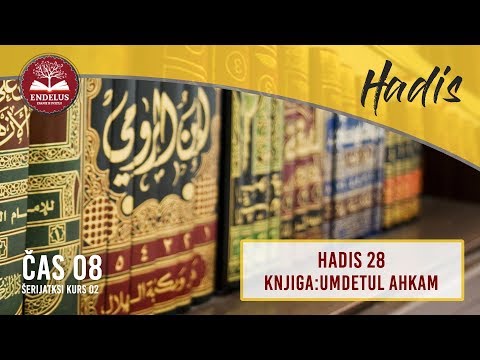 Propis džunuba i sjedenja s njim (Hadis 28 | Čas 8 Umdetul Ahkam | dr. Zijad Ljakić