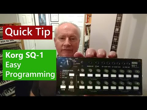 EASILY program the Korg SQ-1 analogue sequencer - hear each note as you tune it