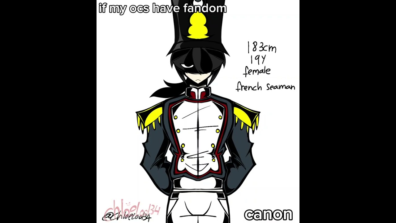 If my ocs have fandom 🙂#art #shortvideo #shorts #fandom #chloeloo134#gnb #oc #funny #edit 