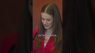 La princesa Leonor habla en portugués en su visita a Lisboa