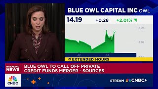 Blue Owl to call off private credit funds merger, sources say