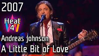 Melodifestivalen 2007 – Heat 4 – 8. A Little Bit of Love – Andreas Johnson