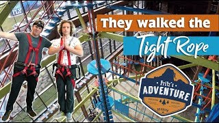 THEY WALKED THE TIGHT ROPE | Fritz&#39;s Adventure Fun Things to Do in Branson Missouri