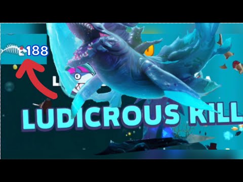 HOW TO GET MANY KILLS WITH THE LUMINITE SHARK!! - Hungry Shark Evolution