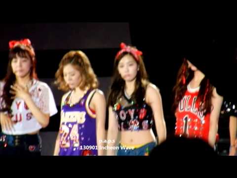 130901 SNSD drink...share and throw @ Incheon Korean Music Wave