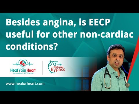 Besides treating angina, is EECP useful for any other non-cardiac conditions?