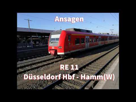 [DB Regio NRW] Ansagen RE11 Düsseldorf Hbf - Hamm(Westf)