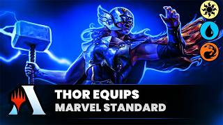⚡ O PODER DE THOR! | JESKAI EQUIPAMENTOS no STANDARD com MARVEL! (Magic Arena)