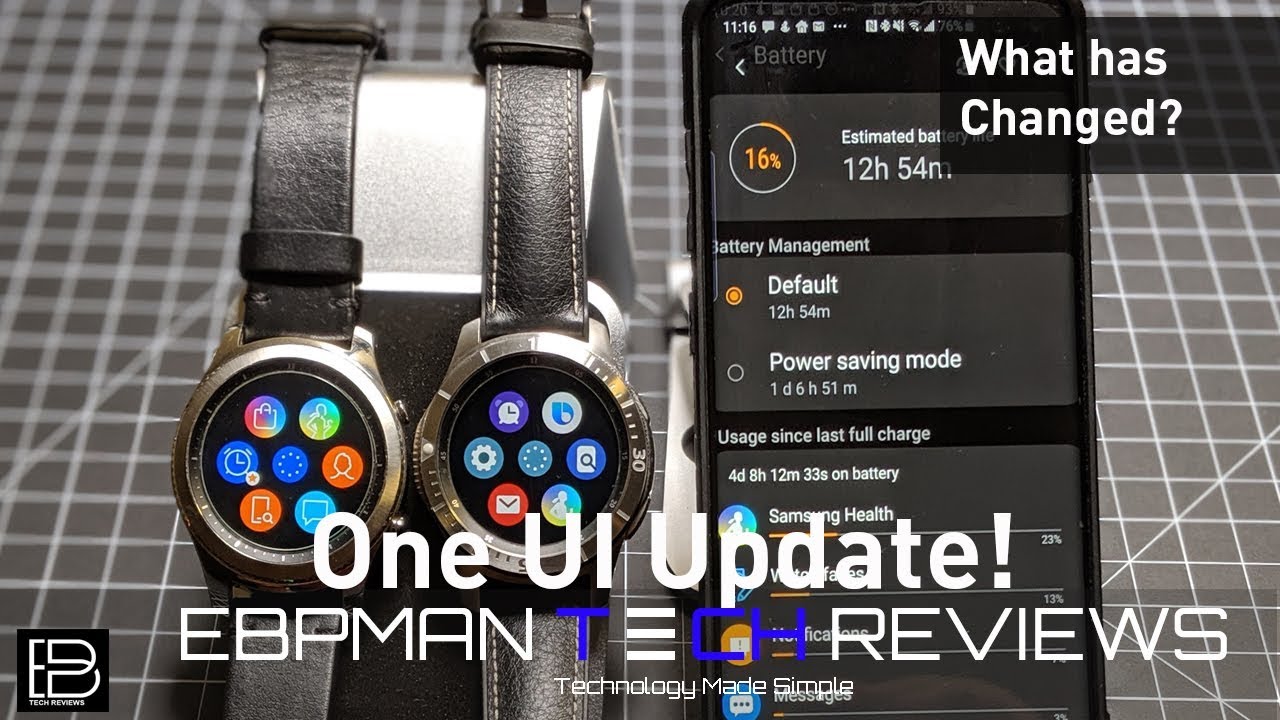 One Ui Samsung Galaxy Watch Update | Amazing Battery Life