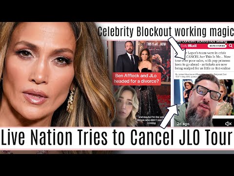 Jennifer Lopez Divorce and Event Manager Trying to Cancel Upcoming Tour ‼️