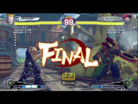 ACE EI I RI N (Guile) vs. Galtu (Akuma) - SSFIV AE 2012 Match