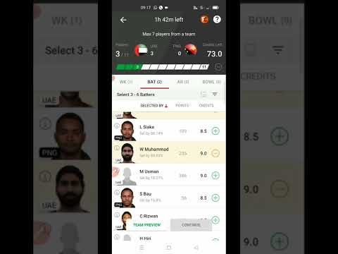 CWC League-2 One-Day | UAE vs PNG | Dream11 Prediction | #uaevspng #UAEVSPNG