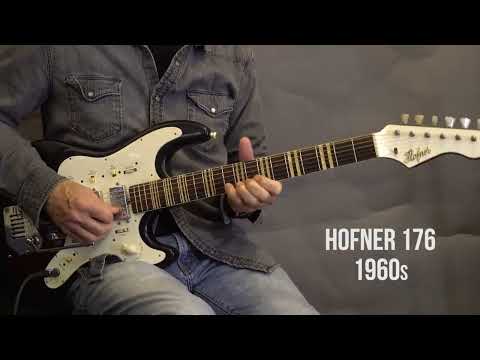 Hofner 176 Deluxe 1960s - Ruby Shaded w white headstock image 21