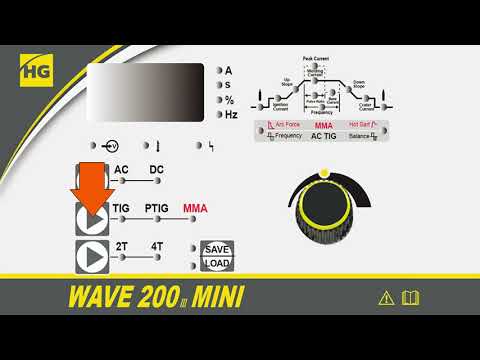 Миниатюра изображения товара Инвертор сварочный Hugong wave 200 III MINI AC/DC / 29640