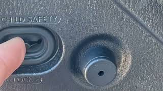 Nissan Armada - Child Safety Lock on Doors