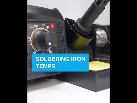 Soldering Iron Temps - Collin’s Lab Notes #adafruit #collinslabnotes