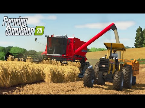 A PRIMEIRA COLHEITA DA FAZENDA PITANGUEIRA - FARMING SIMULATOR 25 #9
