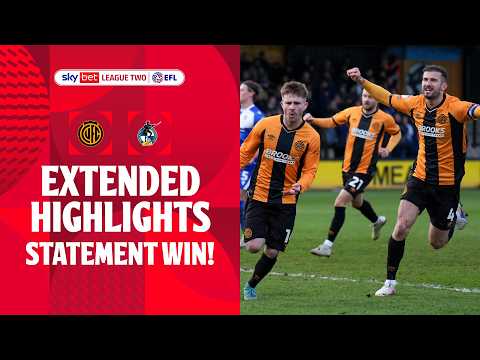 STATEMENT WIN | Cambridge United v Bristol Rovers extended highlights