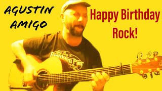 Agustin Amigo - "Happy Birthday" (rock version) - Solo Acoustic Guitar