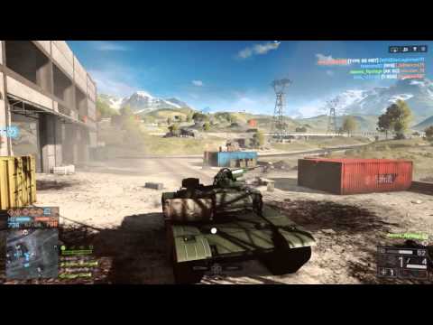 Battlefield 4 stealing a tank like a boss