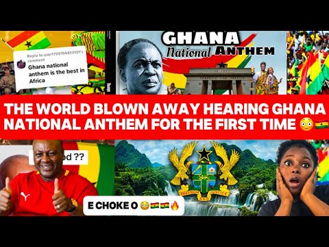 OMG 😳GHANA NATIONAL ANTHEM BROKE 🎉🎉🔥RECORD IN AFRICA AS 🇳🇬‼️GOES CR@ZY LISTENING FOR THE FIRST TIME😳